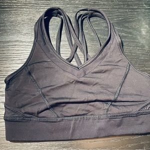 Lululemon black sports bra